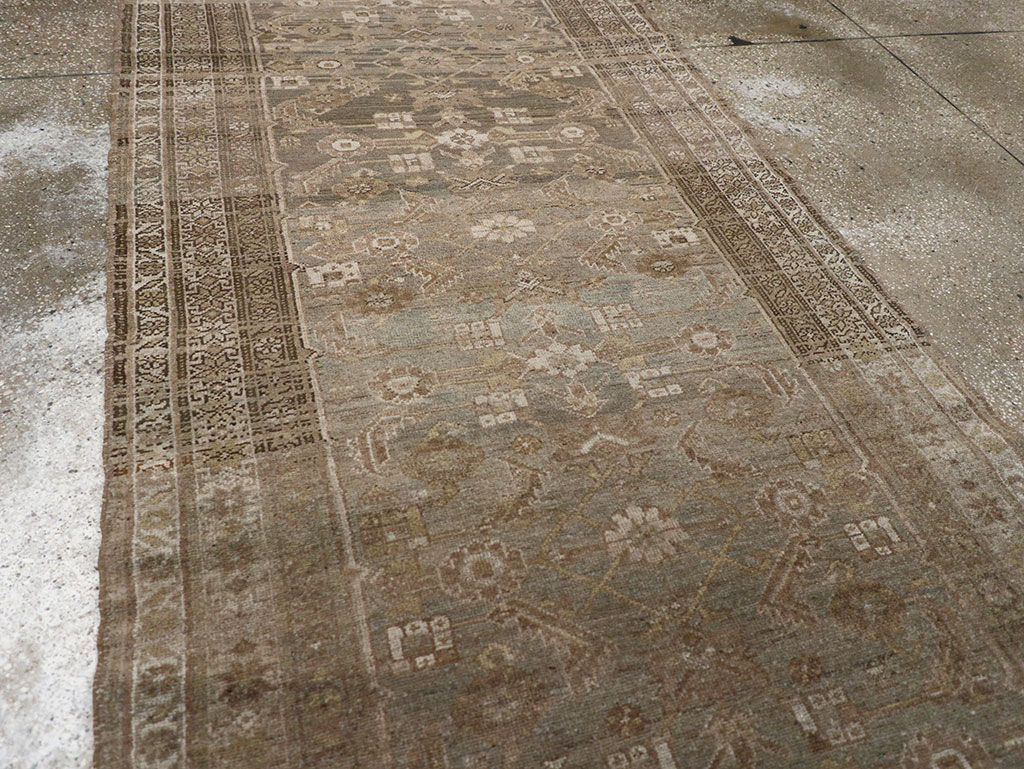 Vintage Persian Malayer Runner, No.20767 - Staging