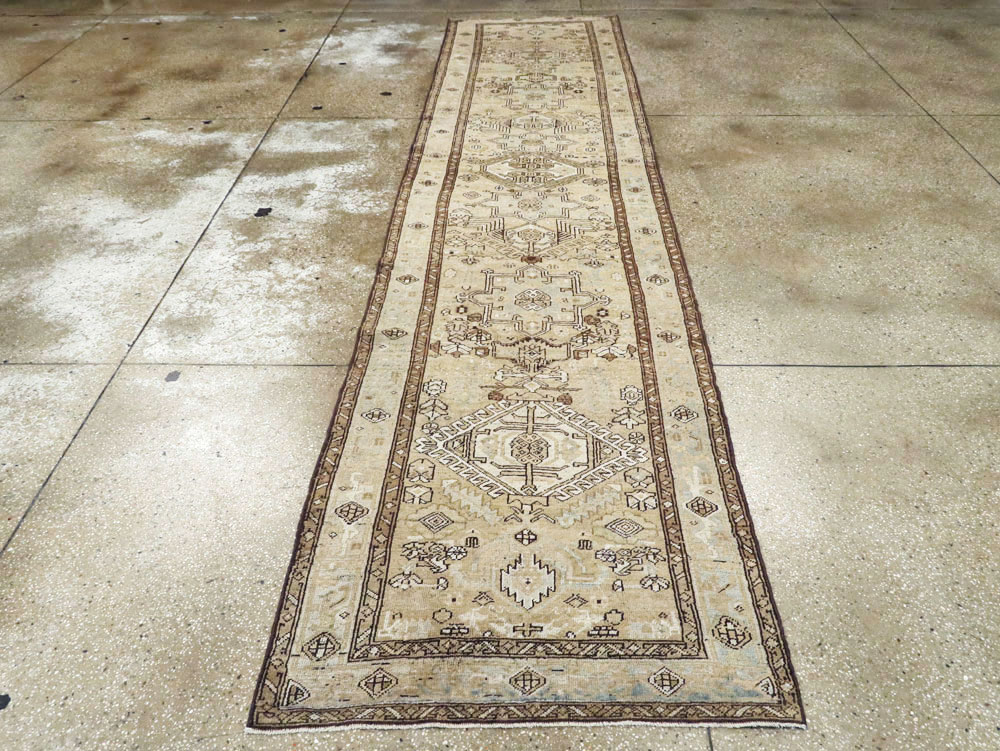 Antique Persian Serab Runner, No.20768 - Staging