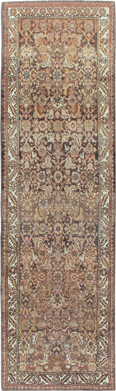 Vintage Persian Kurdish Runner, No.20778 - Staging