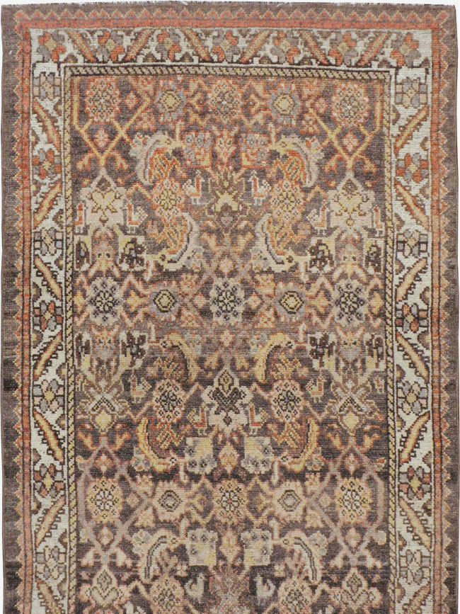 Vintage Persian Kurdish Runner, No.20778 - Staging