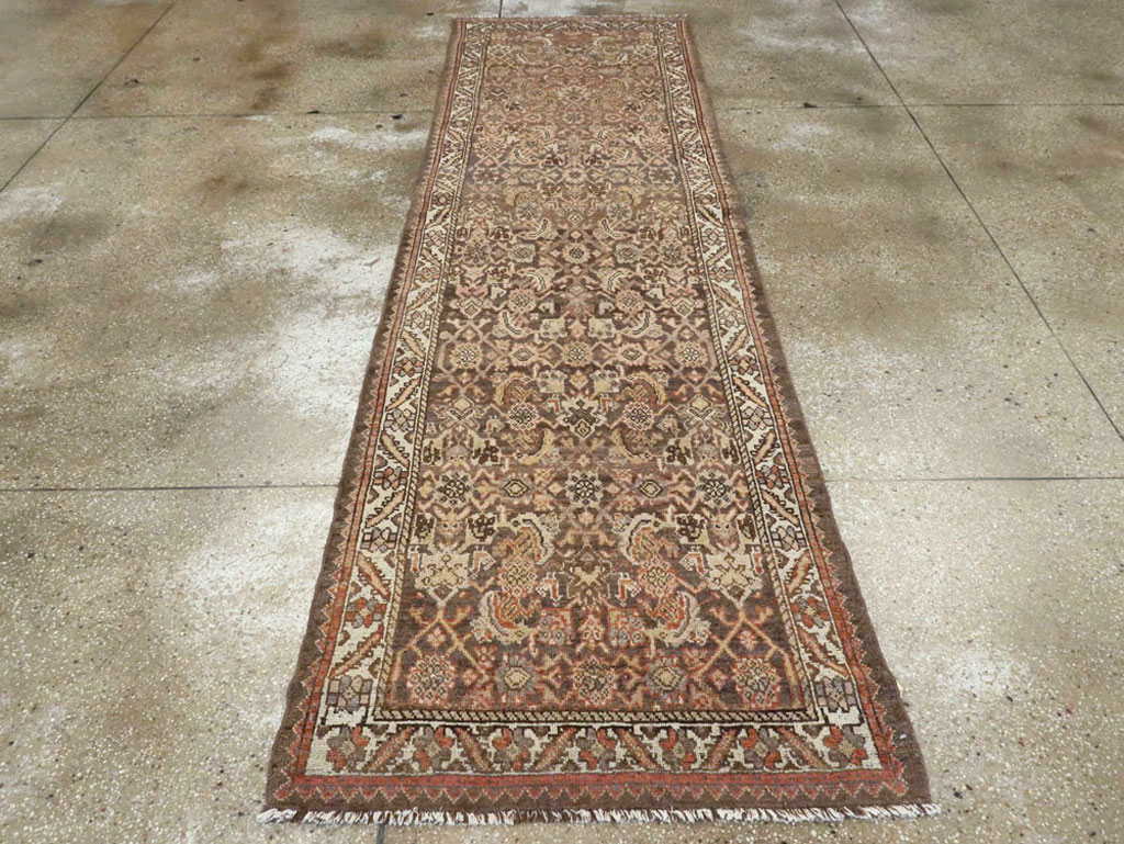 Vintage Persian Kurdish Runner, No.20778 - Staging