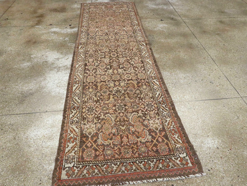 Vintage Persian Kurdish Runner, No.20778 - Staging