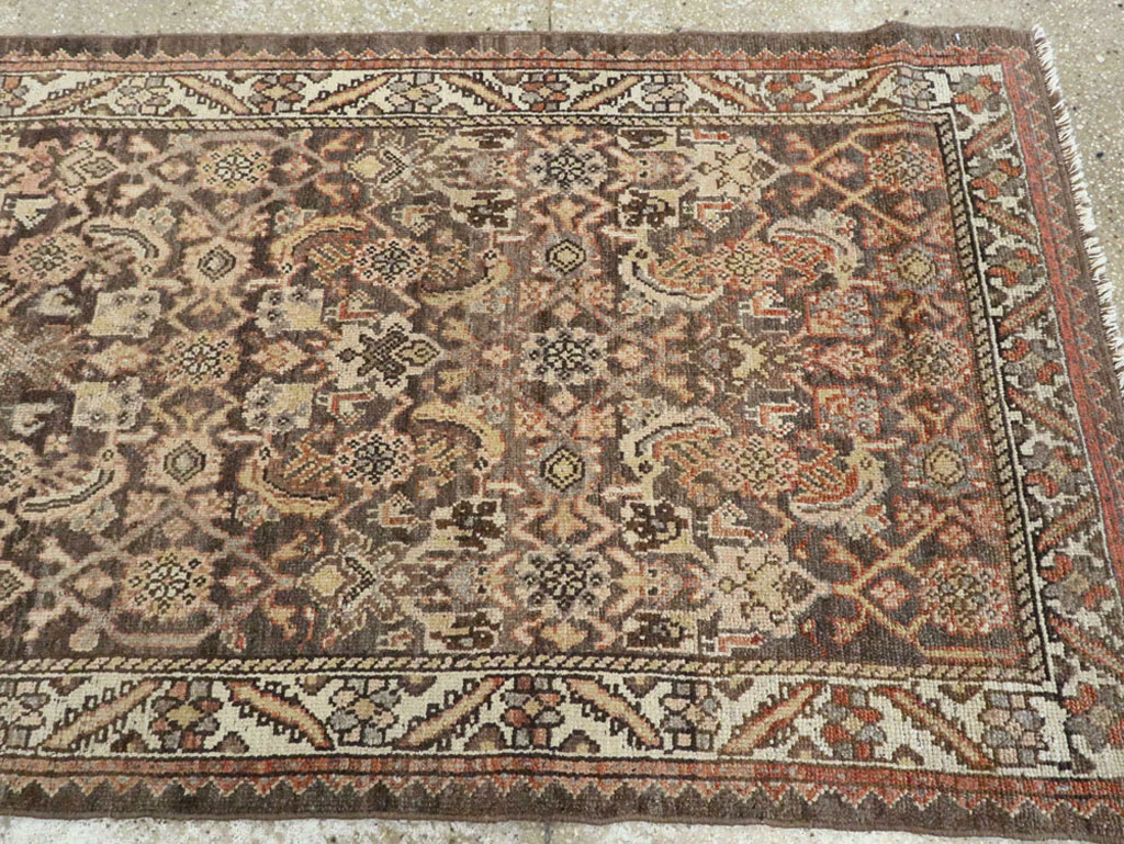 Vintage Persian Kurdish Runner, No.20778 - Staging