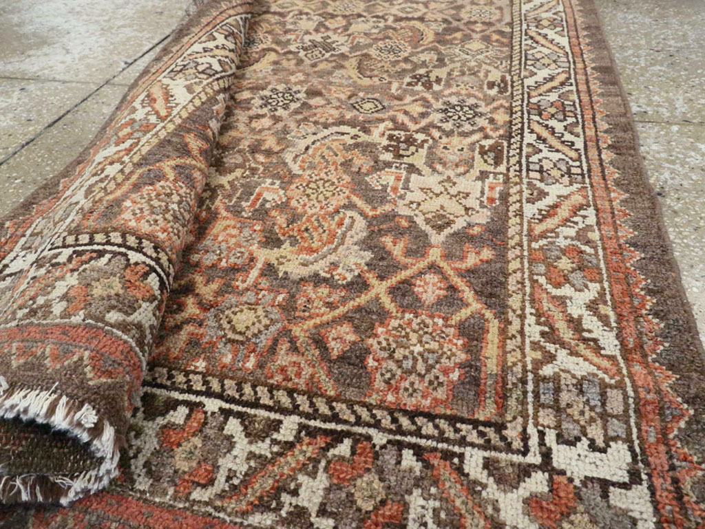Vintage Persian Kurdish Runner, No.20778 - Staging