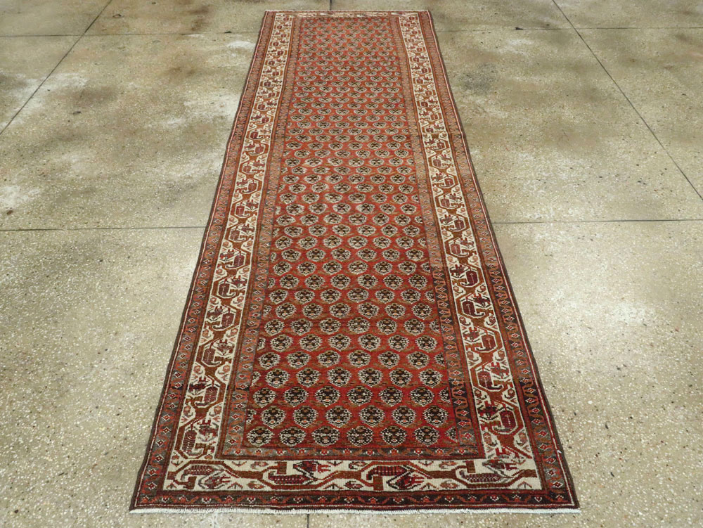 Vintage Persian Malayer Runner, No.20782 - Staging
