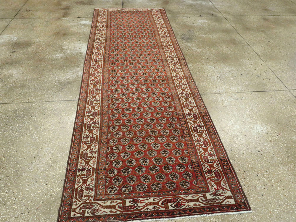 Vintage Persian Malayer Runner, No.20782 - Staging
