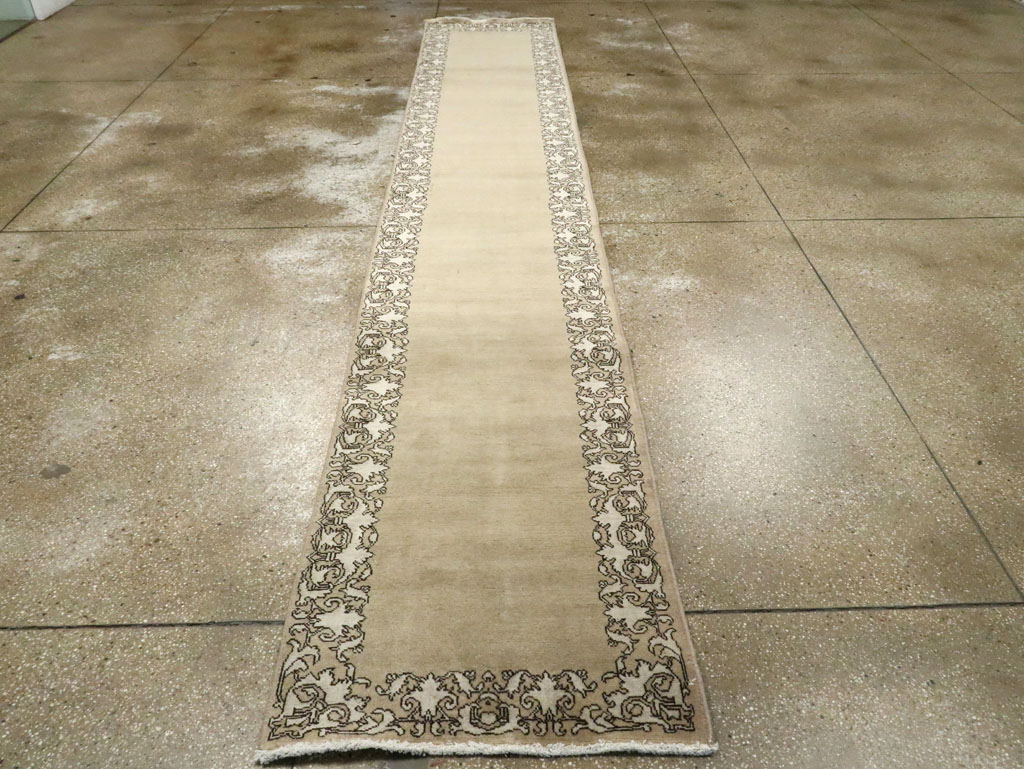 Vintage Persian Tabriz Runner, No.20789 - Staging