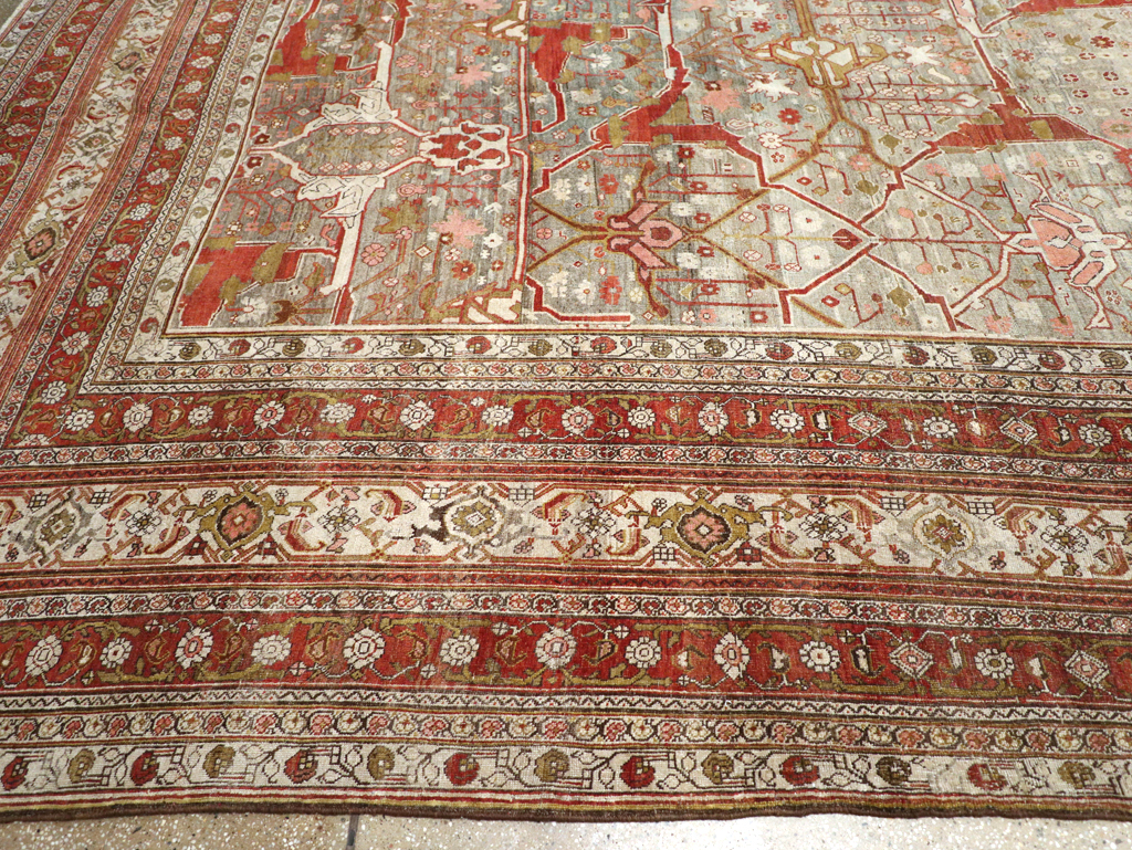 Antique Persian Bidjar Carpet, No.20856 - Staging