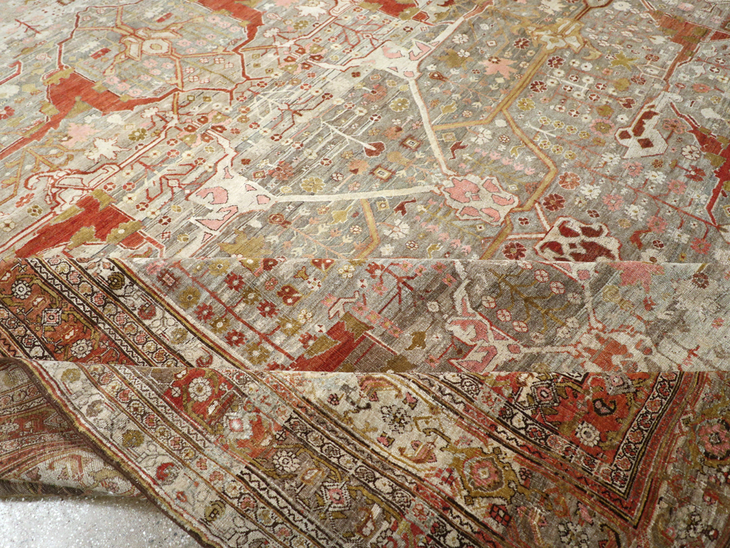 Antique Persian Bidjar Carpet, No.20856 - Staging