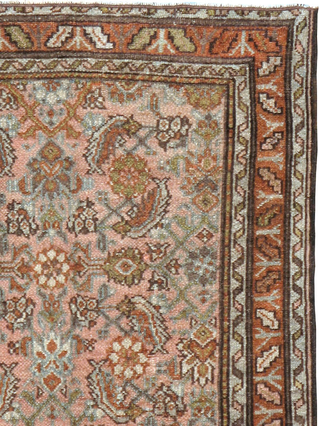 Vintage Persian Malayer Rug, No.20868 - Staging