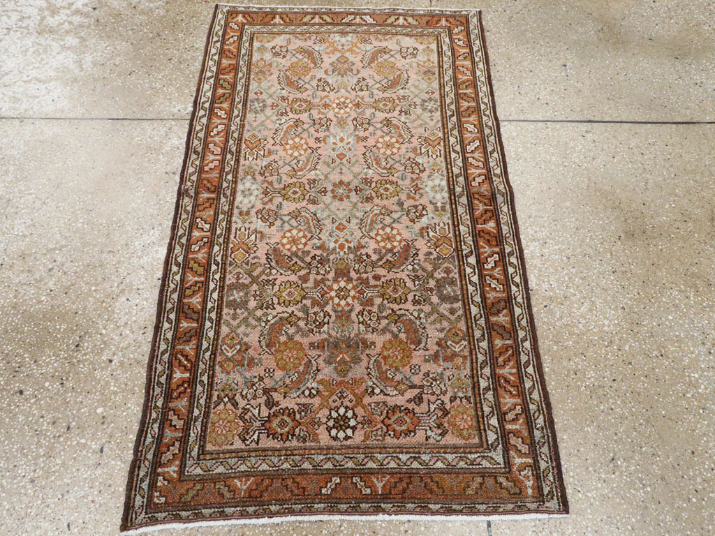Vintage Persian Malayer Rug, No.20868 - Staging