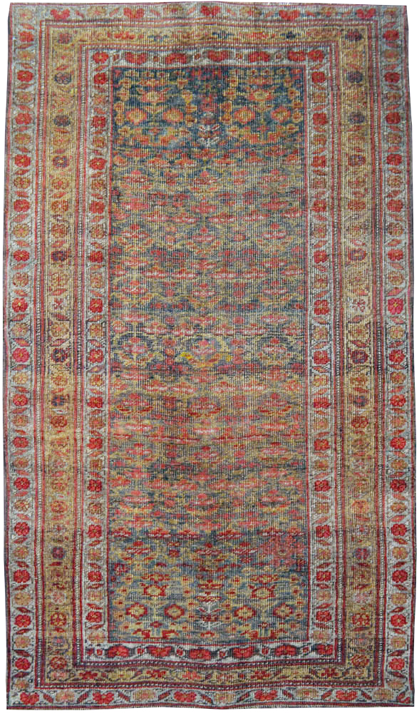 Antique Persian Kurdish Bidjar Rug, No.20873 - Staging