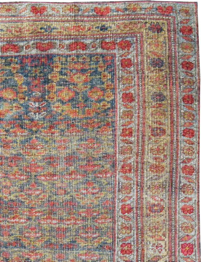 Antique Persian Kurdish Bidjar Rug, No.20873 - Staging