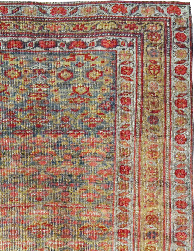 Antique Persian Kurdish Bidjar Rug, No.20873 - Staging