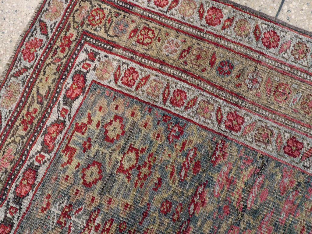 Antique Persian Kurdish Bidjar Rug, No.20873 - Staging