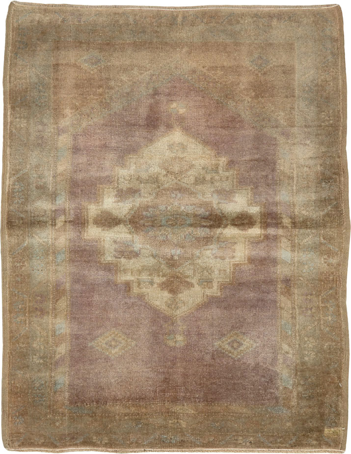 Antique Turkish Oushak Rug, No.20881 - Staging