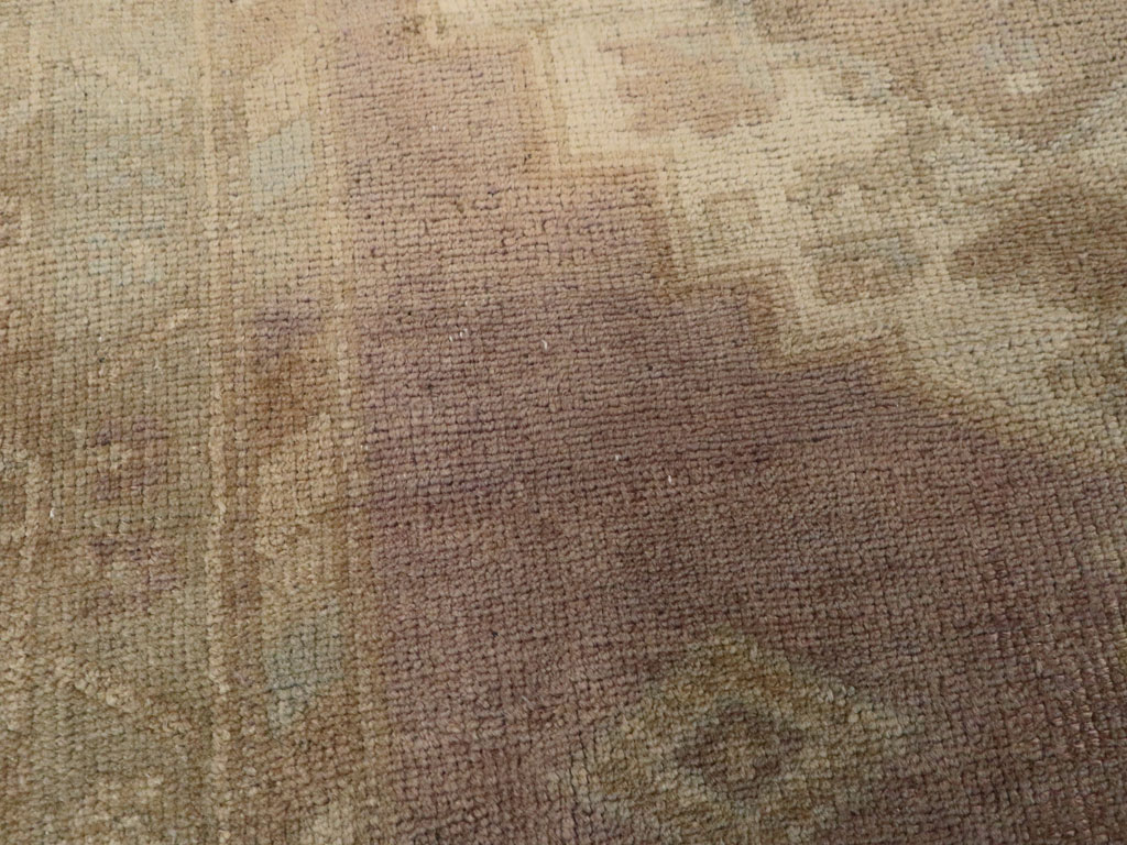 Antique Turkish Oushak Rug, No.20881 - Staging