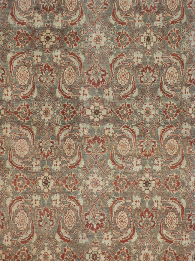 Antique Persian Tabriz Rug, No.20887 - Staging