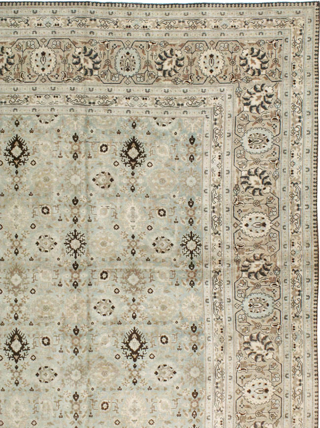 Antique Persian Tabriz Carpet, No.20903 - Staging