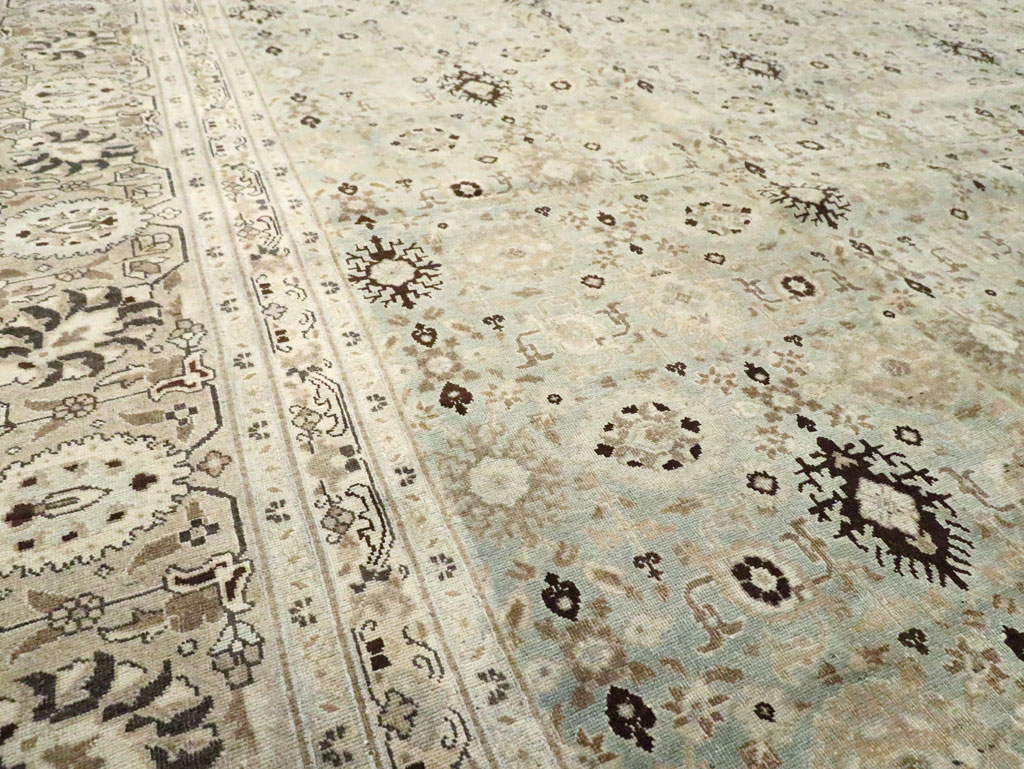 Antique Persian Tabriz Carpet, No.20903 - Staging
