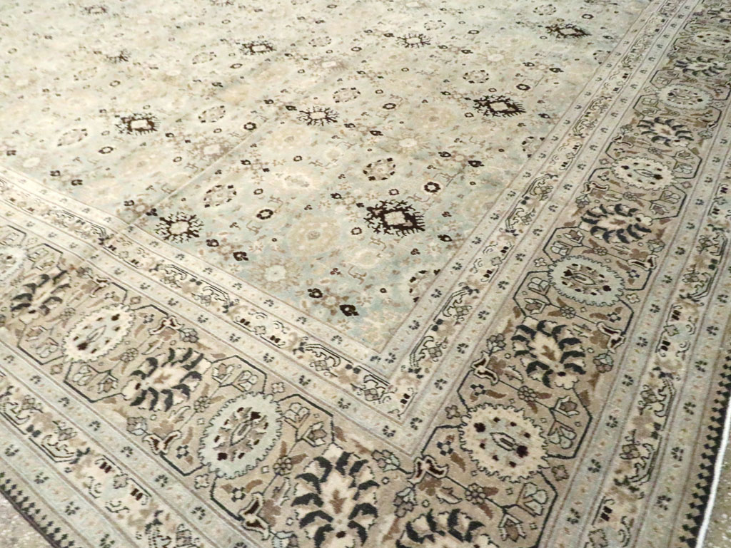 Antique Persian Tabriz Carpet, No.20903 - Staging