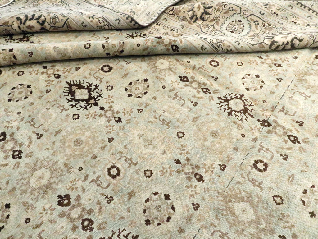Antique Persian Tabriz Carpet, No.20903 - Staging
