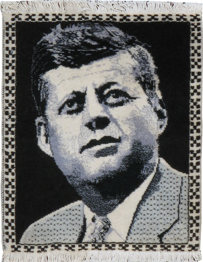 Vintage Persian Tabriz Pictorial Rug, No.20905 - Staging