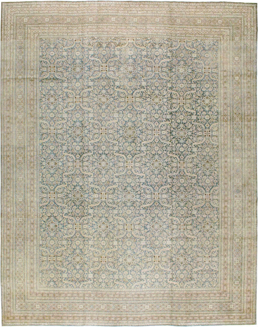 Antique Persian Tabriz Carpet, No.20910 - Staging