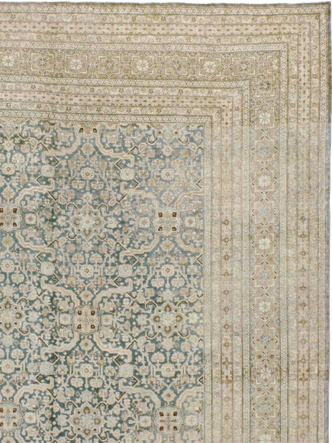 Antique Persian Tabriz Carpet, No.20910 - Staging