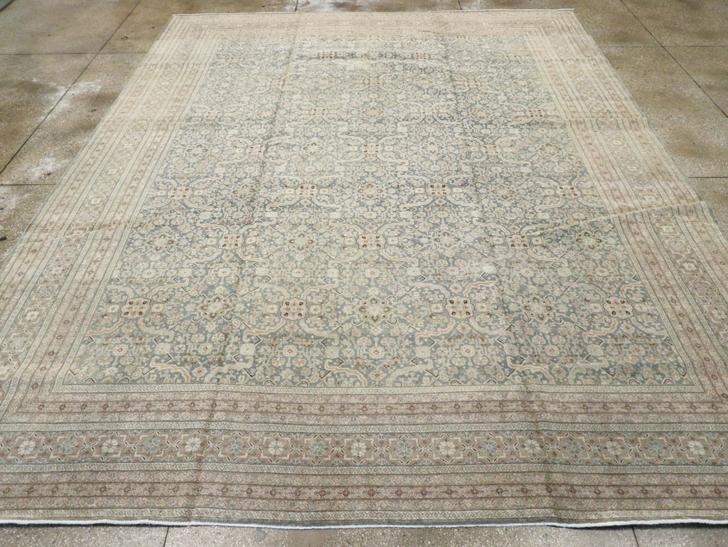 Antique Persian Tabriz Carpet, No.20910 - Staging