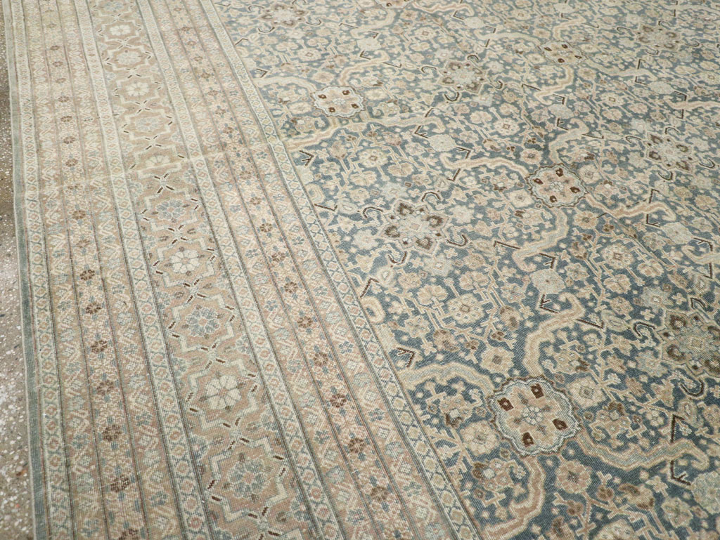 Antique Persian Tabriz Carpet, No.20910 - Staging