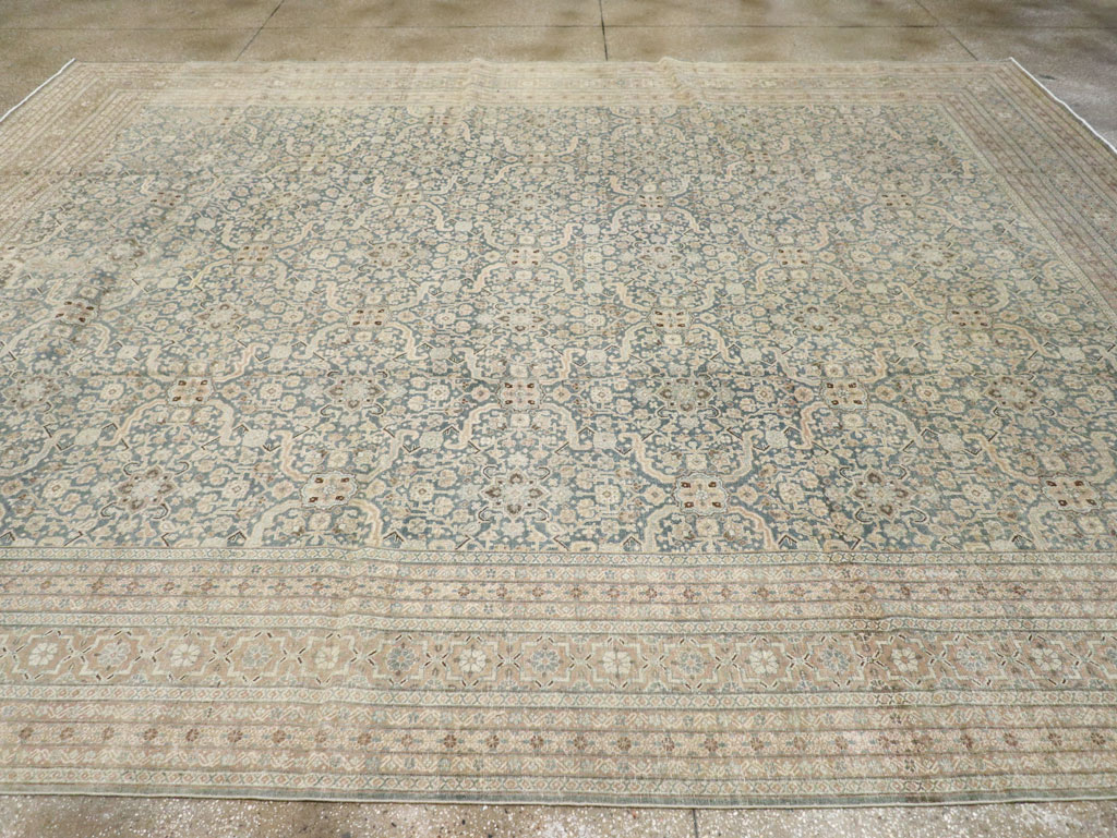 Antique Persian Tabriz Carpet, No.20910 - Staging