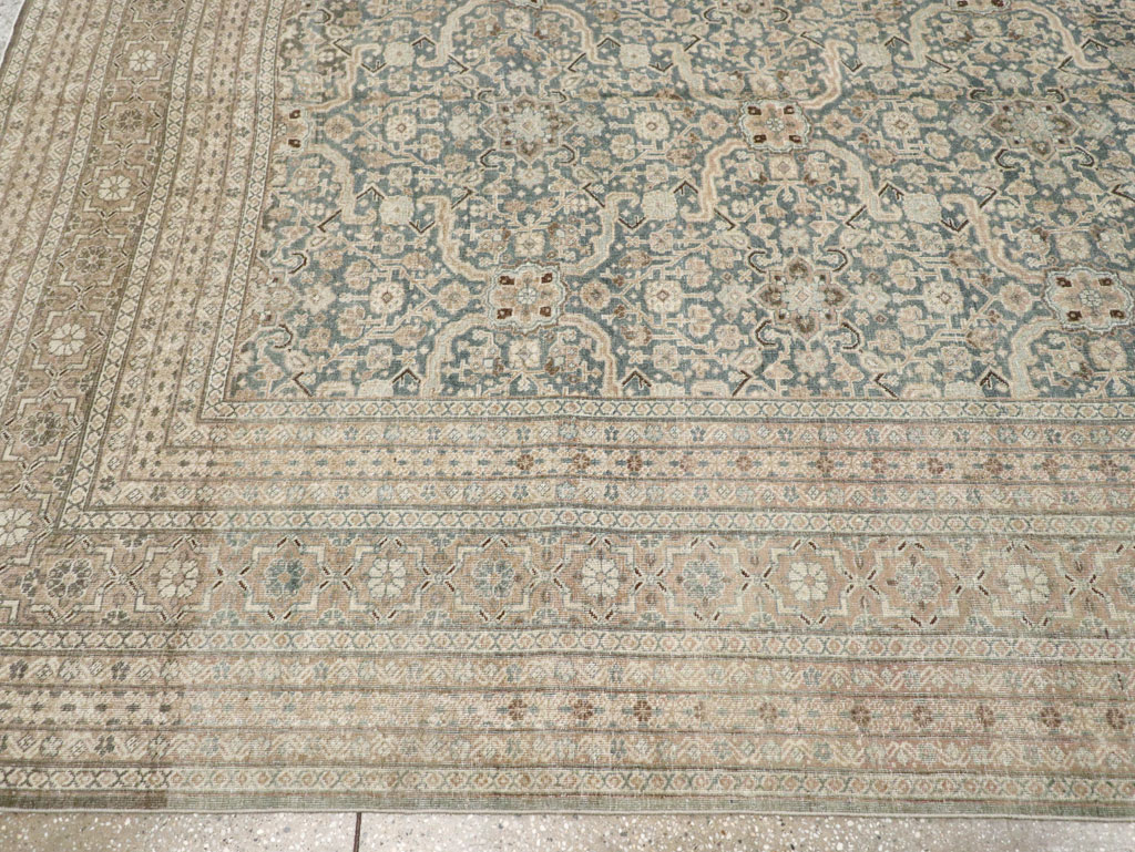 Antique Persian Tabriz Carpet, No.20910 - Staging