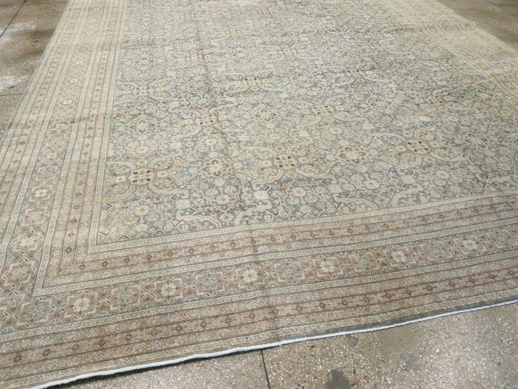 Antique Persian Tabriz Carpet, No.20910 - Staging
