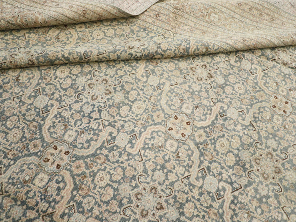 Antique Persian Tabriz Carpet, No.20910 - Staging