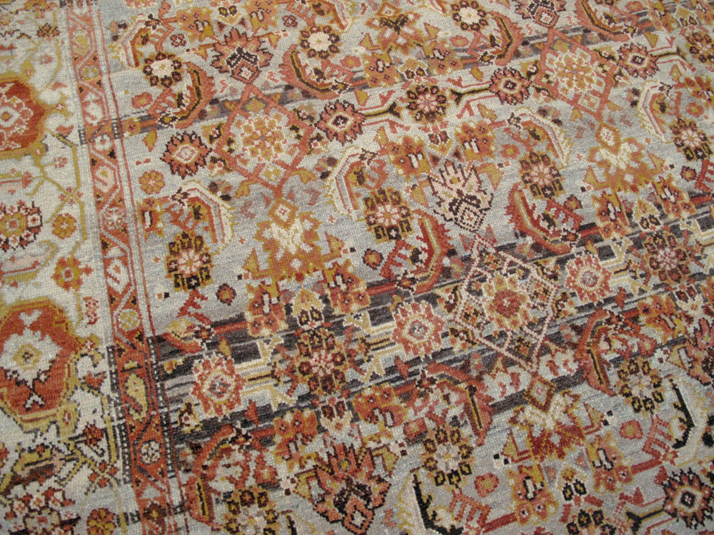Vintage Persian Malayer Wide Gallery Runner, No.20911 - Staging