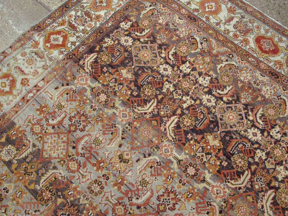 Vintage Persian Malayer Wide Gallery Runner, No.20911 - Staging