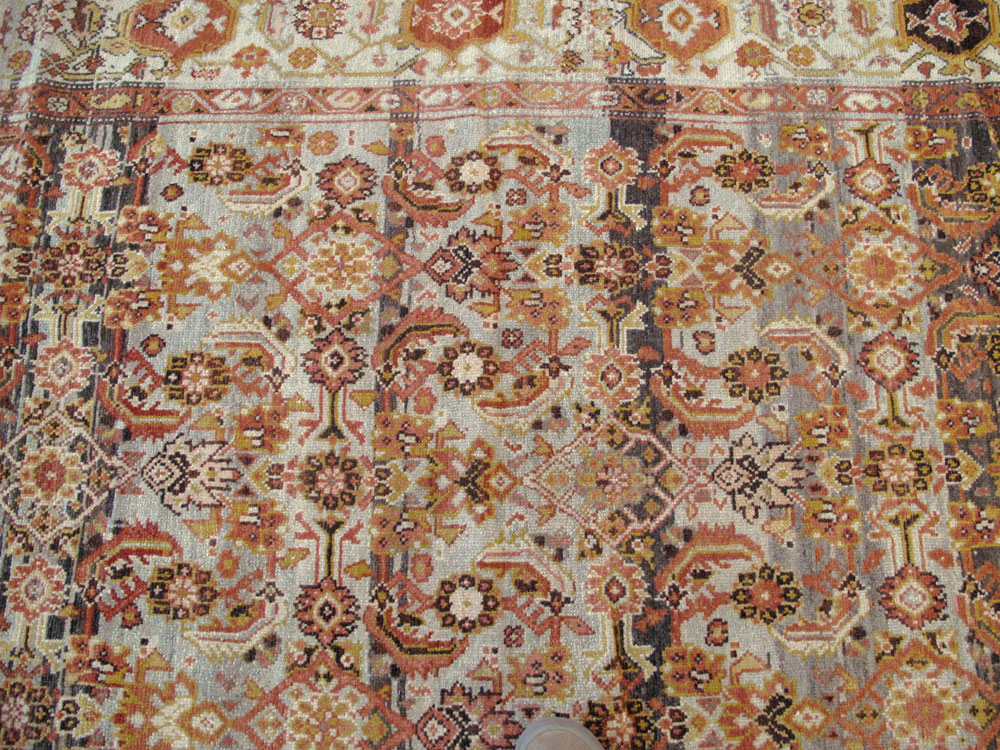 Vintage Persian Malayer Wide Gallery Runner, No.20911 - Staging