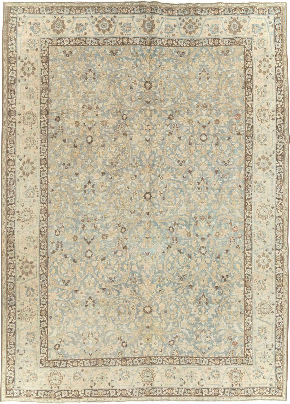 Antique Persian Tabriz Carpet, No.20917 - Staging