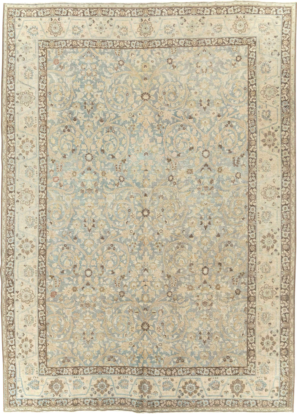 Antique Persian Tabriz Carpet, No.20917 - Staging