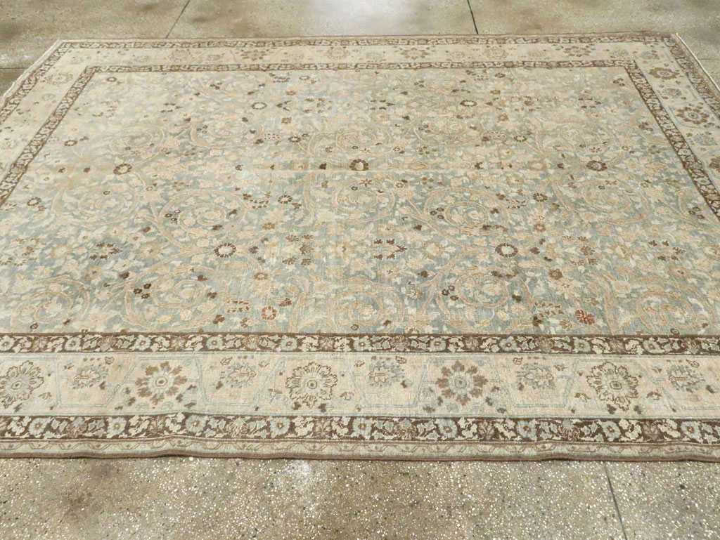 Antique Persian Tabriz Carpet, No.20917 - Staging