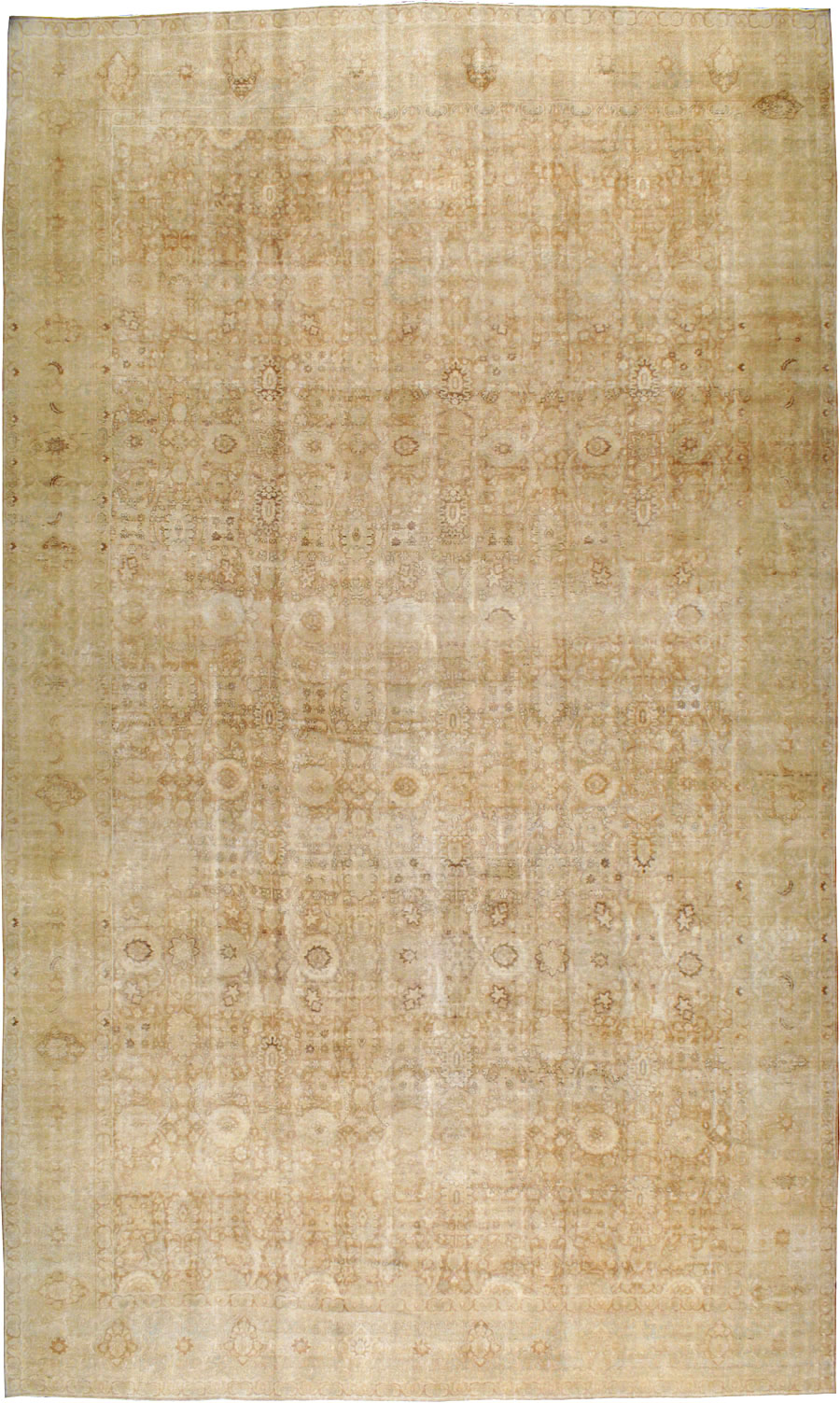 Antique Persian Lavar Kerman Carpet, No.20925 - Staging