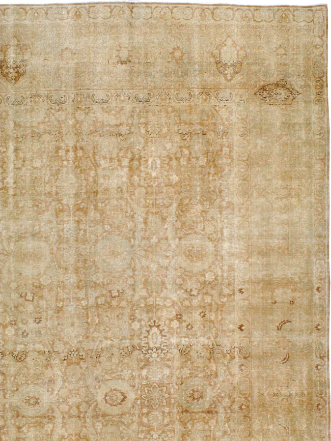 Antique Persian Lavar Kerman Carpet, No.20925 - Staging