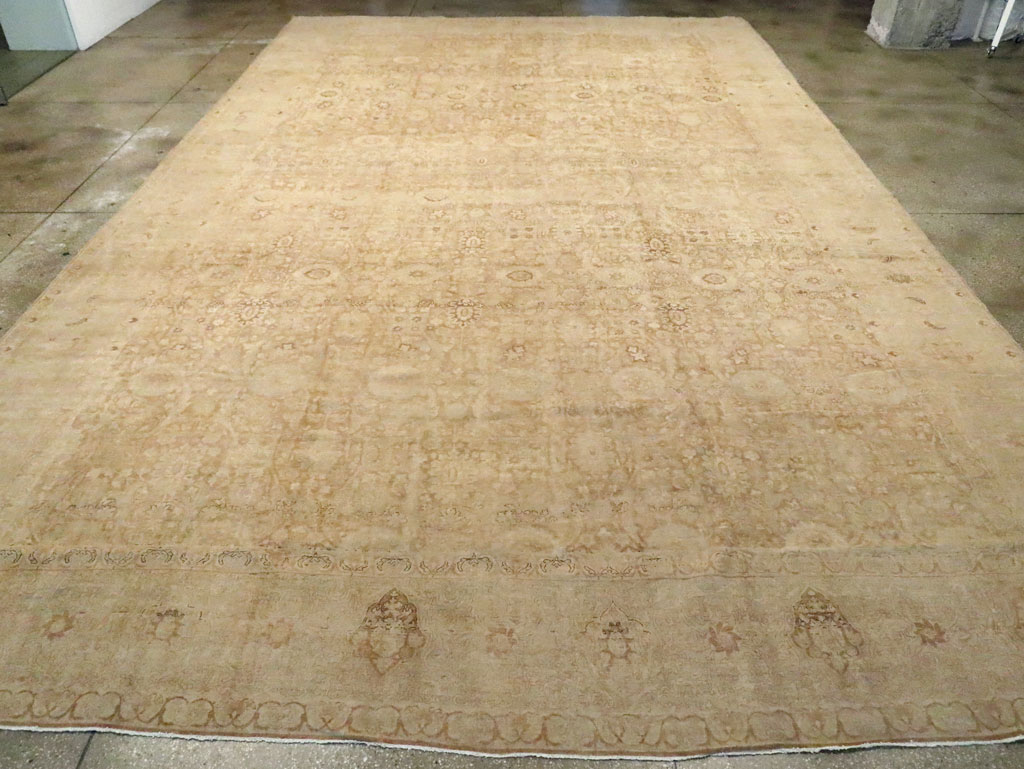 Antique Persian Lavar Kerman Carpet, No.20925 - Staging