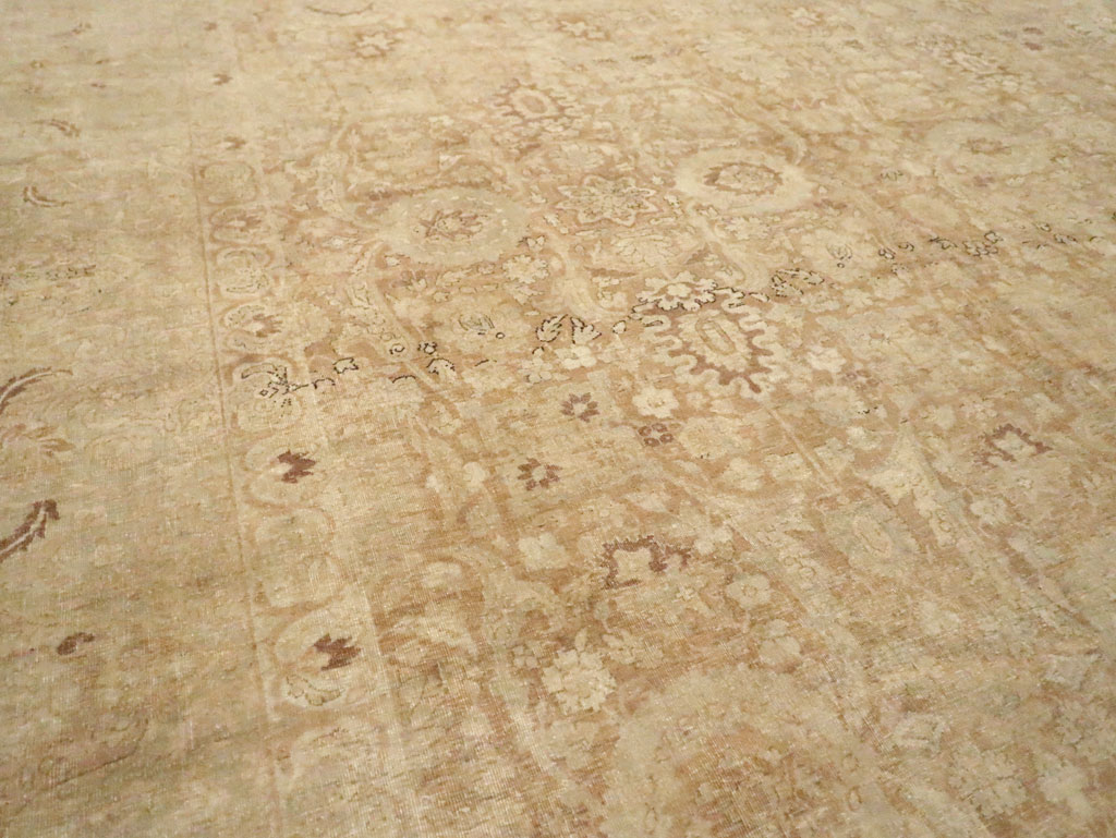 Antique Persian Lavar Kerman Carpet, No.20925 - Staging