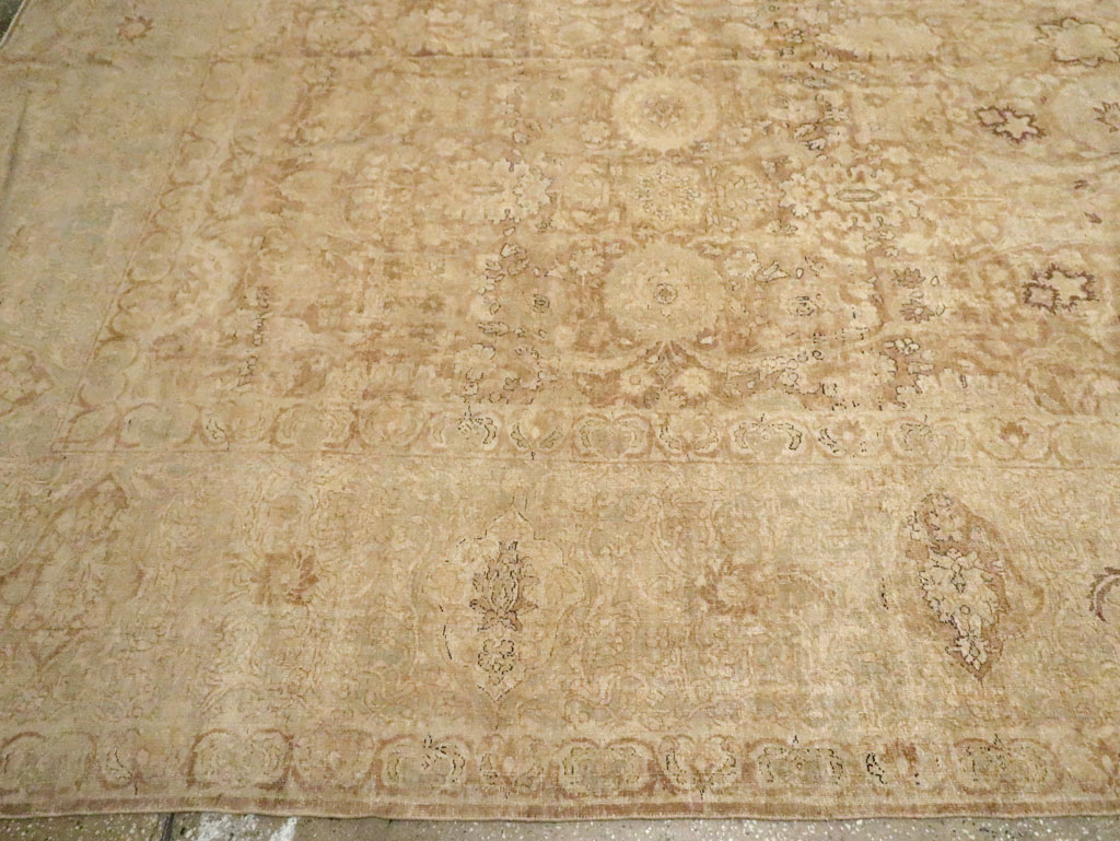 Antique Persian Lavar Kerman Carpet, No.20925 - Staging