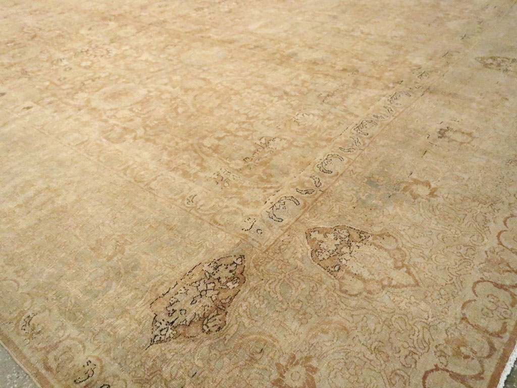 Antique Persian Lavar Kerman Carpet, No.20925 - Staging