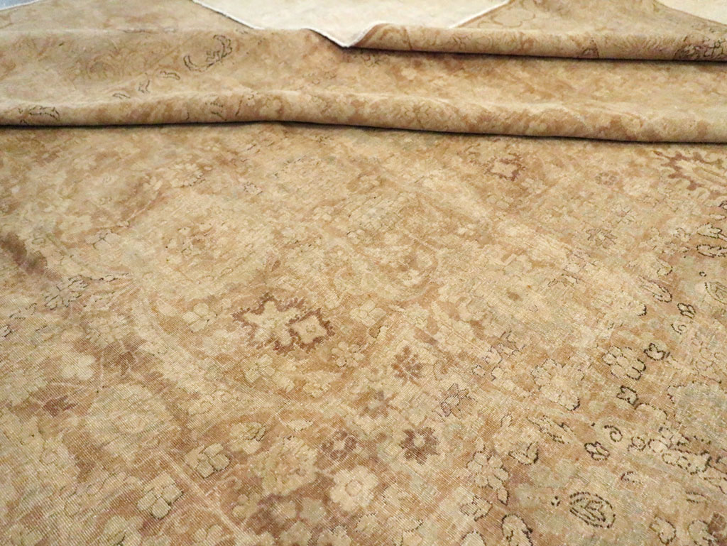 Antique Persian Lavar Kerman Carpet, No.20925 - Staging