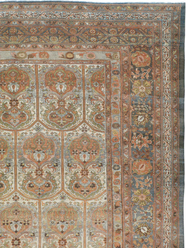 Antique Persian Malayer Carpet, No.20930 - Staging