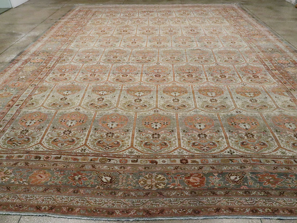 Antique Persian Malayer Carpet, No.20930 - Staging
